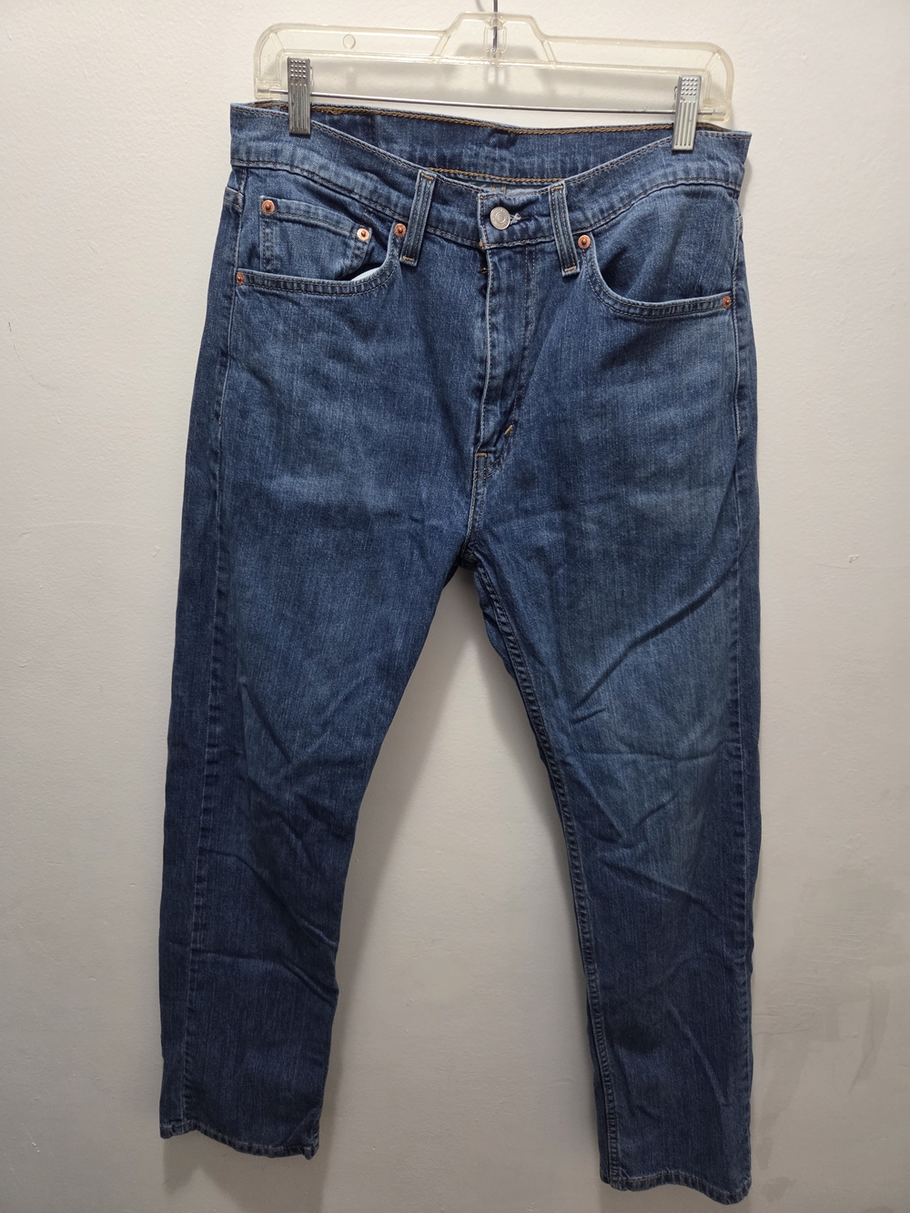 Levi's Men's Straight Jeans - Classic Blue Denim